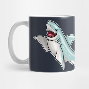 Shark Great White Waving Mug